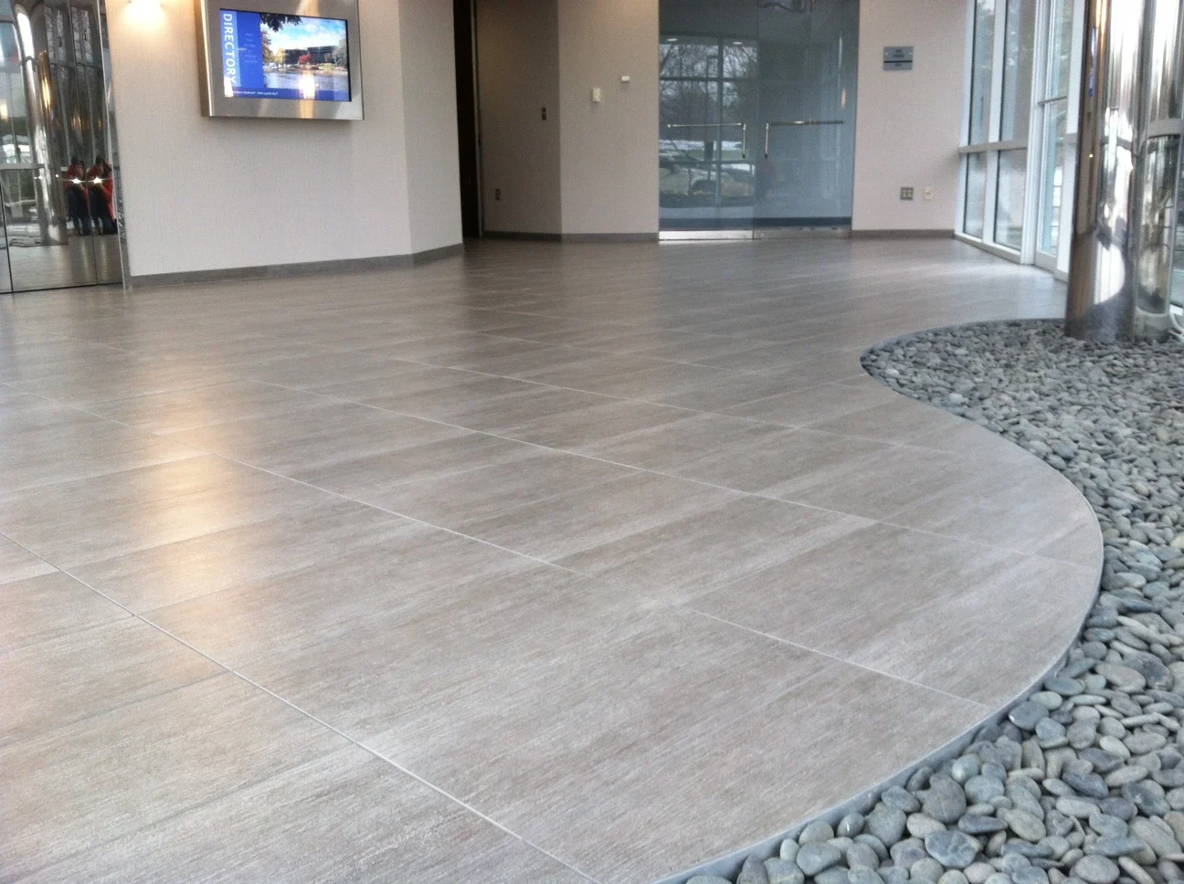 Tile flooring