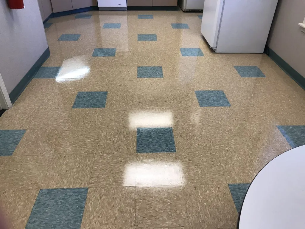 VCT flooring installation